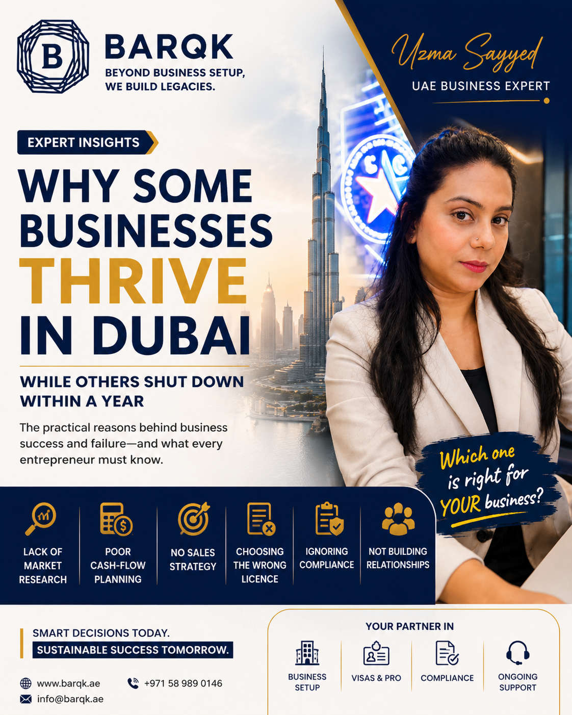 Why Some Businesses Thrive in Dubai While Others Shut Down Within a Year