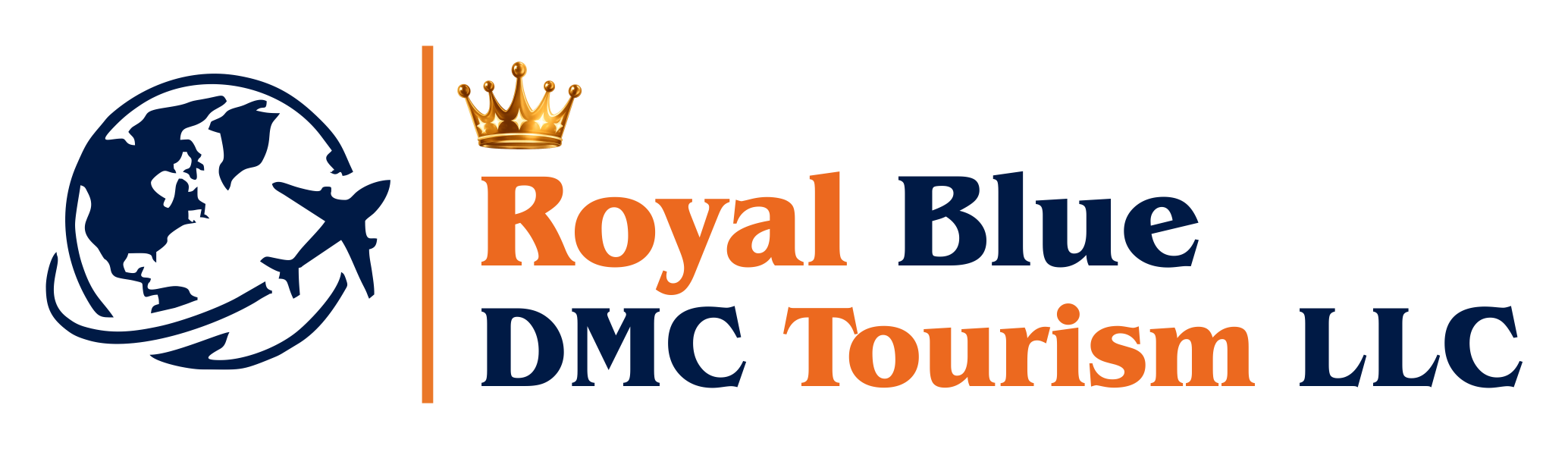 Royal blue Dmc tourism llc logo